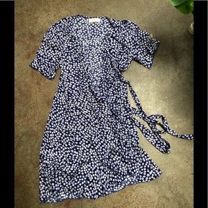 C+D+M floral wrap dress